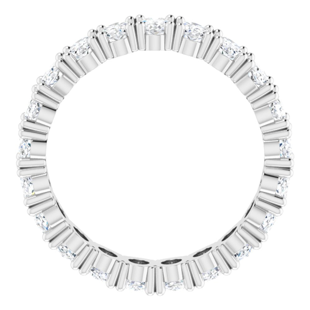 14K White Gold 3 3/4 CTW Lab-Grown Diamond Eternity Band Size 8