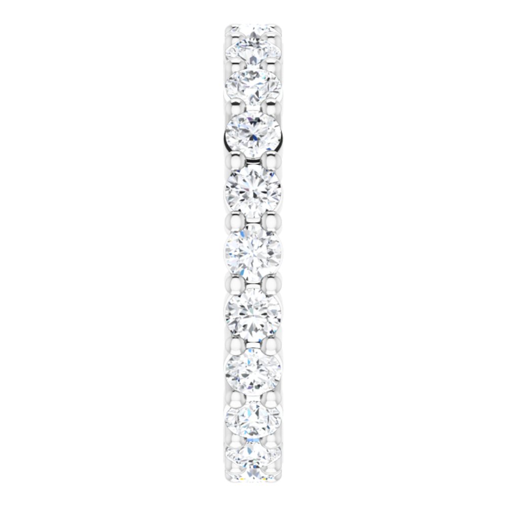 Platinum 1 1/3 CTW Natural Diamond Eternity Band Size 6