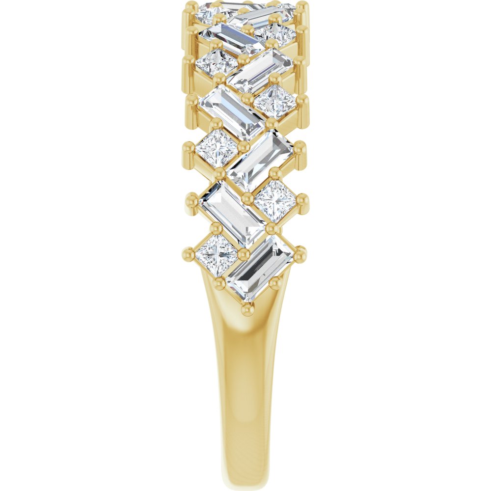 14K Yellow 9/10 CTW Natural Diamond Anniversary Band