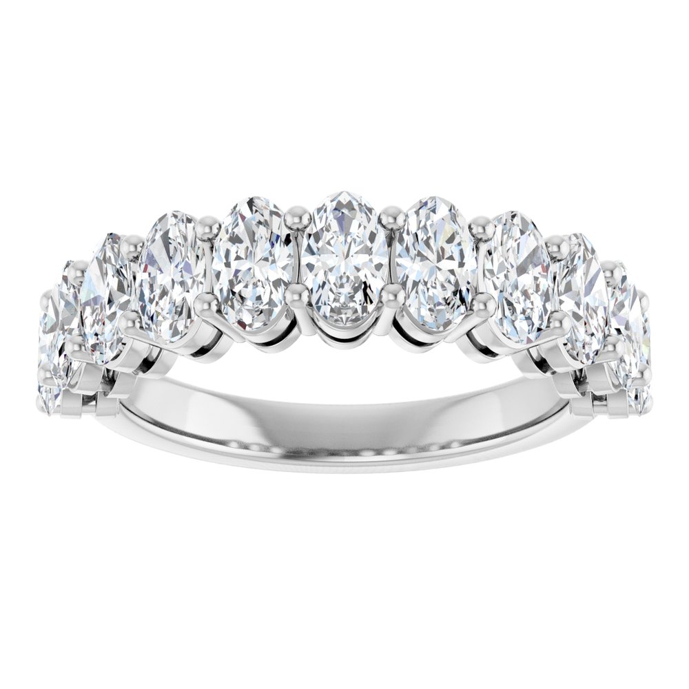 14K White Gold 2 3/4 CTW Lab-Grown Diamond Anniversary Band