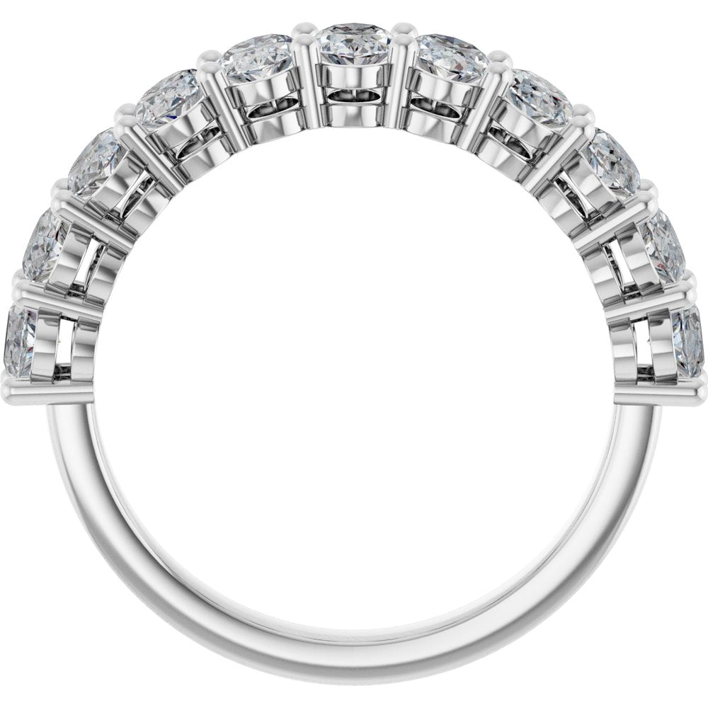 14K White Gold 2 3/4 CTW Lab-Grown Diamond Anniversary Band
