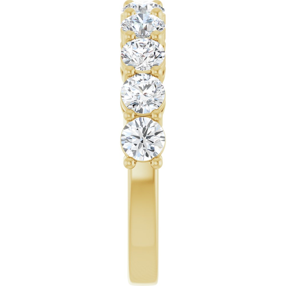 14K Yellow Gold 1 1/2 CTW Lab-Grown Diamond Anniversary Band