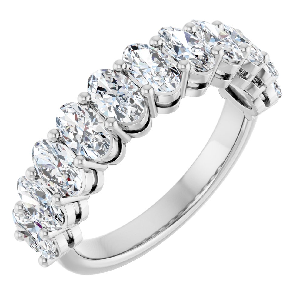 14K White Gold 2 3/4 CTW Lab-Grown Diamond Anniversary Band