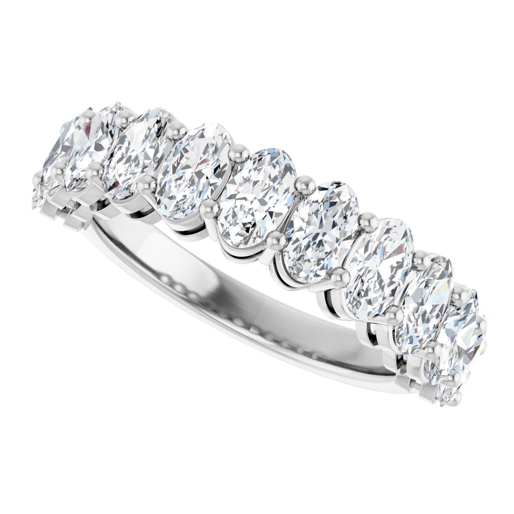 14K White Gold 2 3/4 CTW Lab-Grown Diamond Anniversary Band