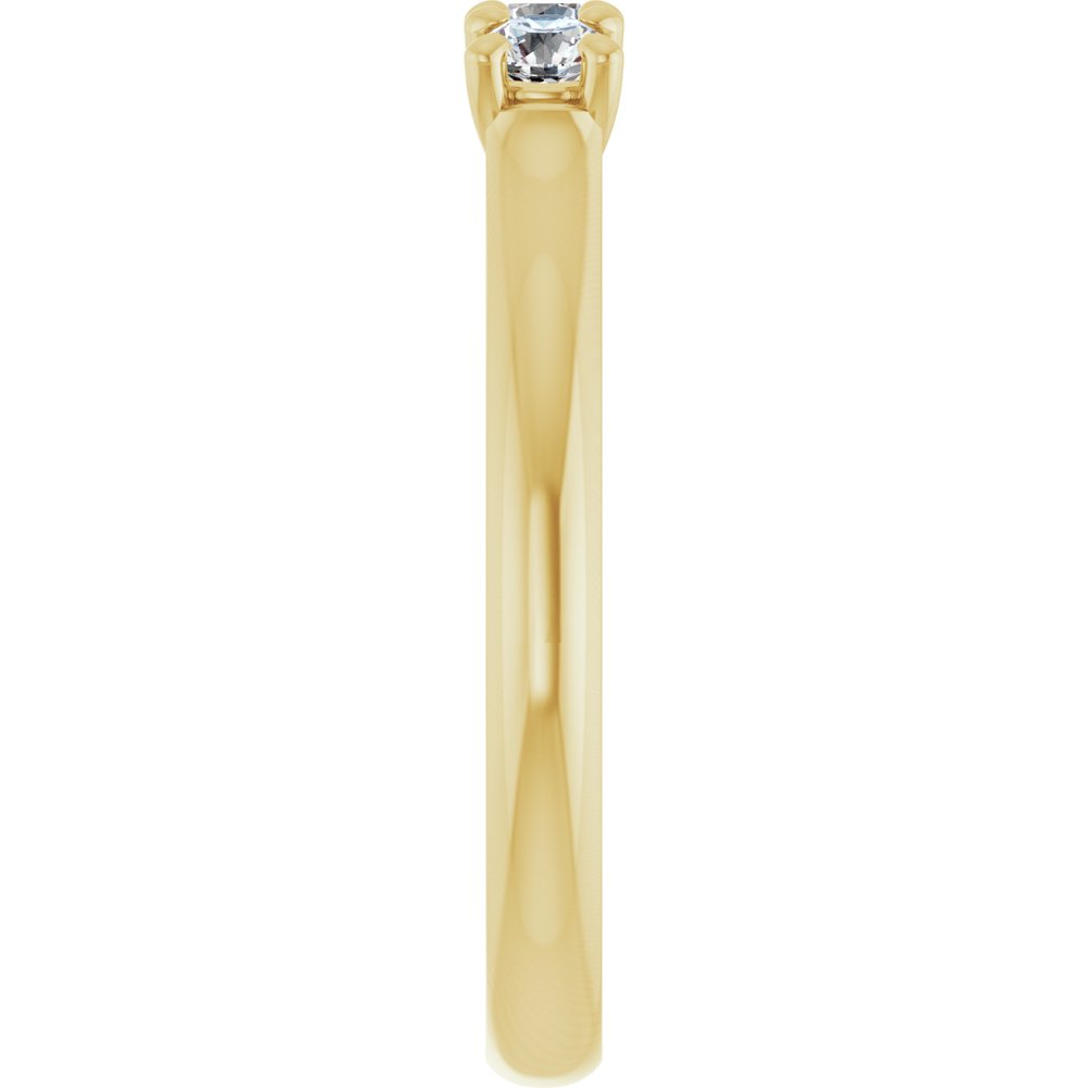 14K Yellow 1/3 CTW Natural Diamond Anniversary Band
