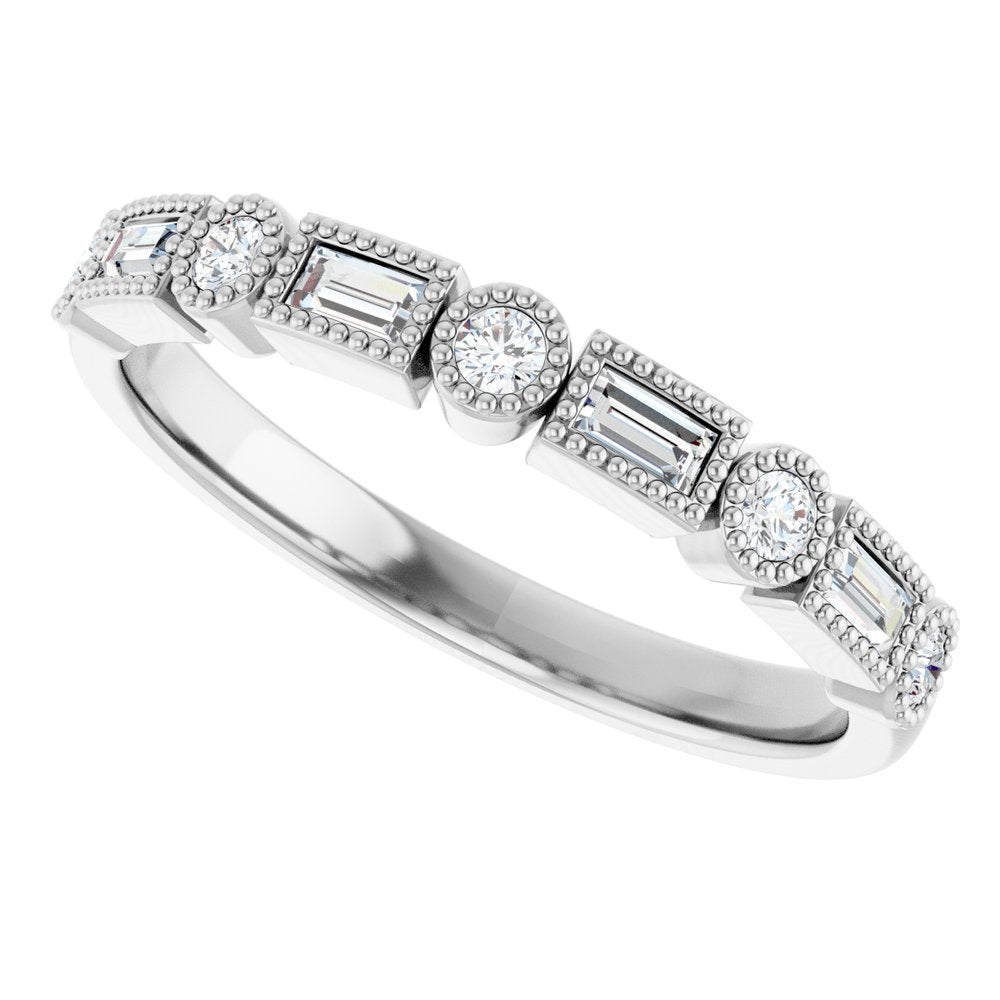 14K Yellow Gold 1/4 CTW Natural Diamond Anniversary Band
