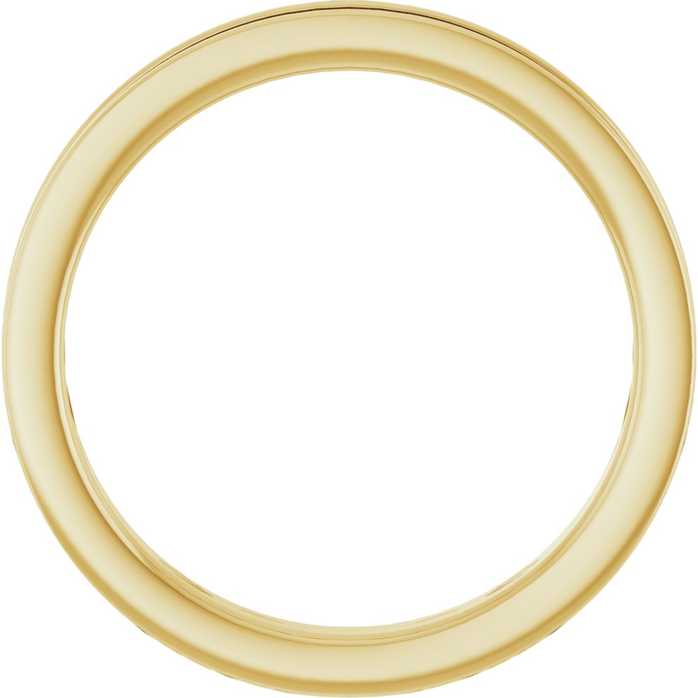 14K Yellow 3/8 CTW Natural Diamond Channel Set Anniversary Band