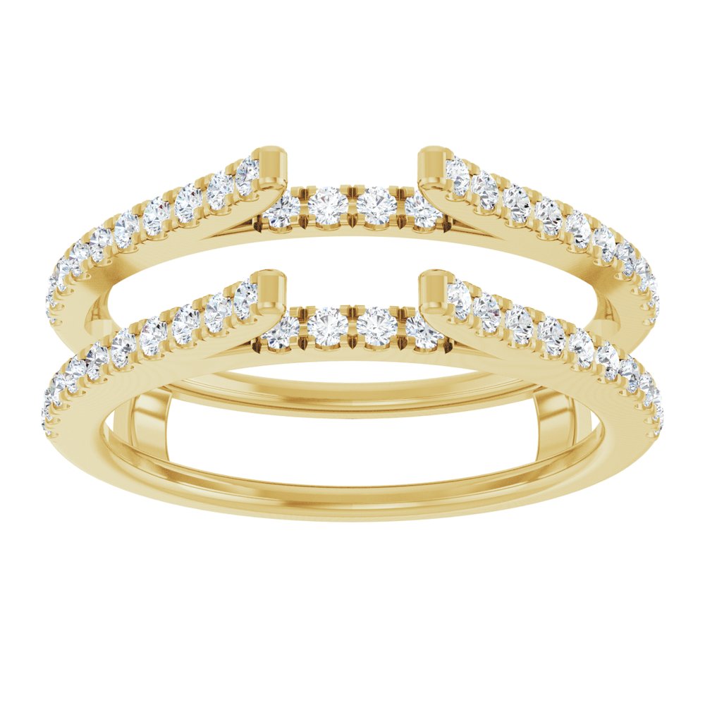 14K Yellow Gold 1/2 CTW Lab-Grown Diamond Ring Gurad