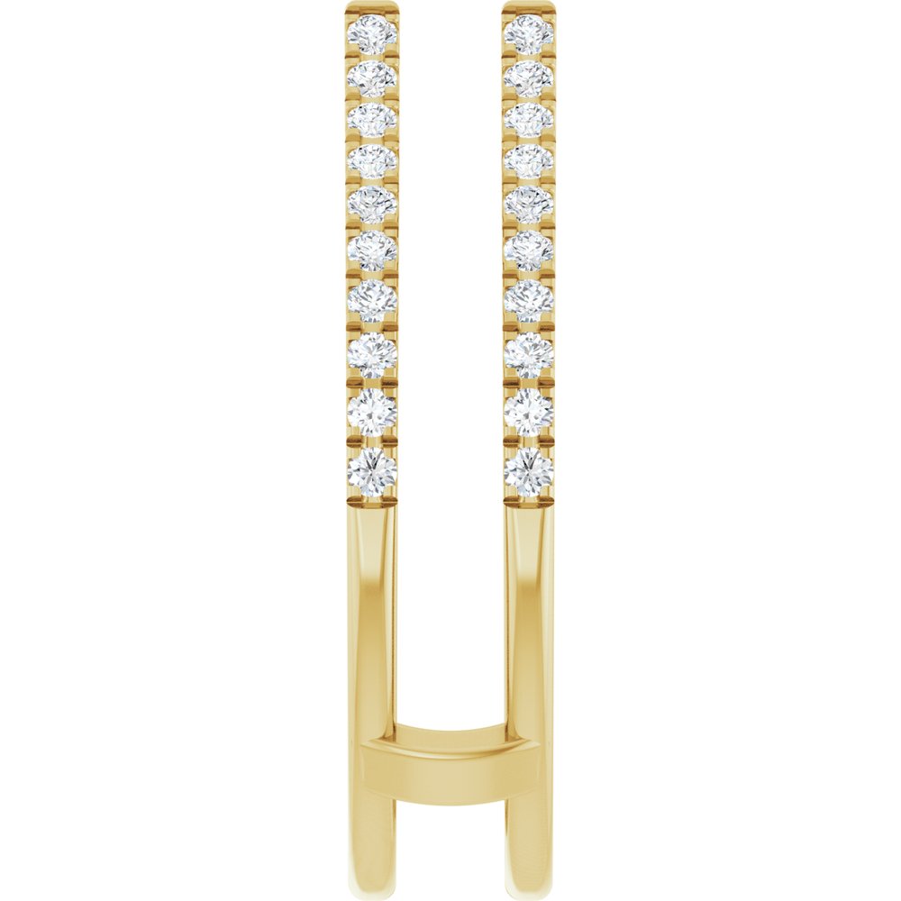 14K Yellow Gold 1/2 CTW Lab-Grown Diamond Ring Gurad