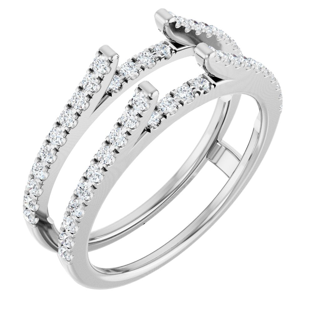 14K Yellow Gold 1/2 CTW Lab-Grown Diamond Ring Gurad