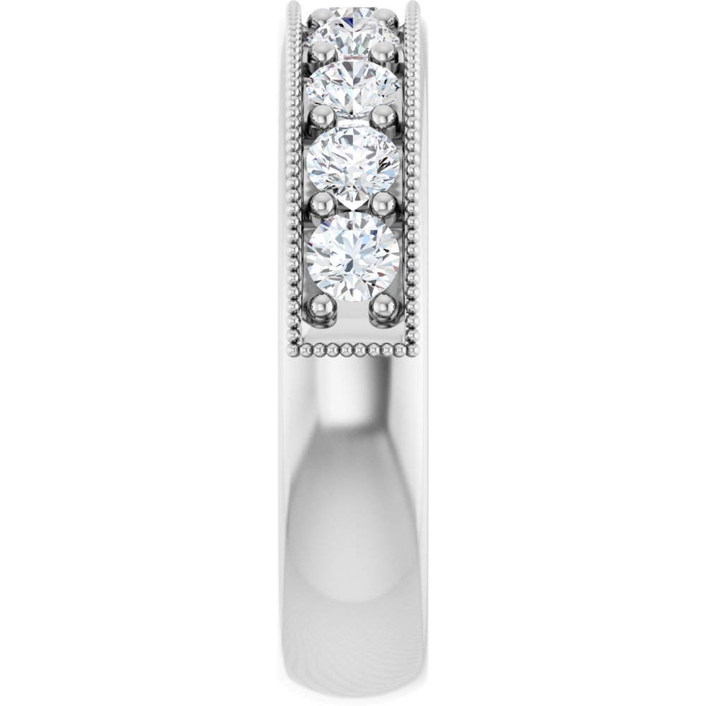 14K White Gold 3/4 CTW Lab-Grown Diamond Anniversary Band