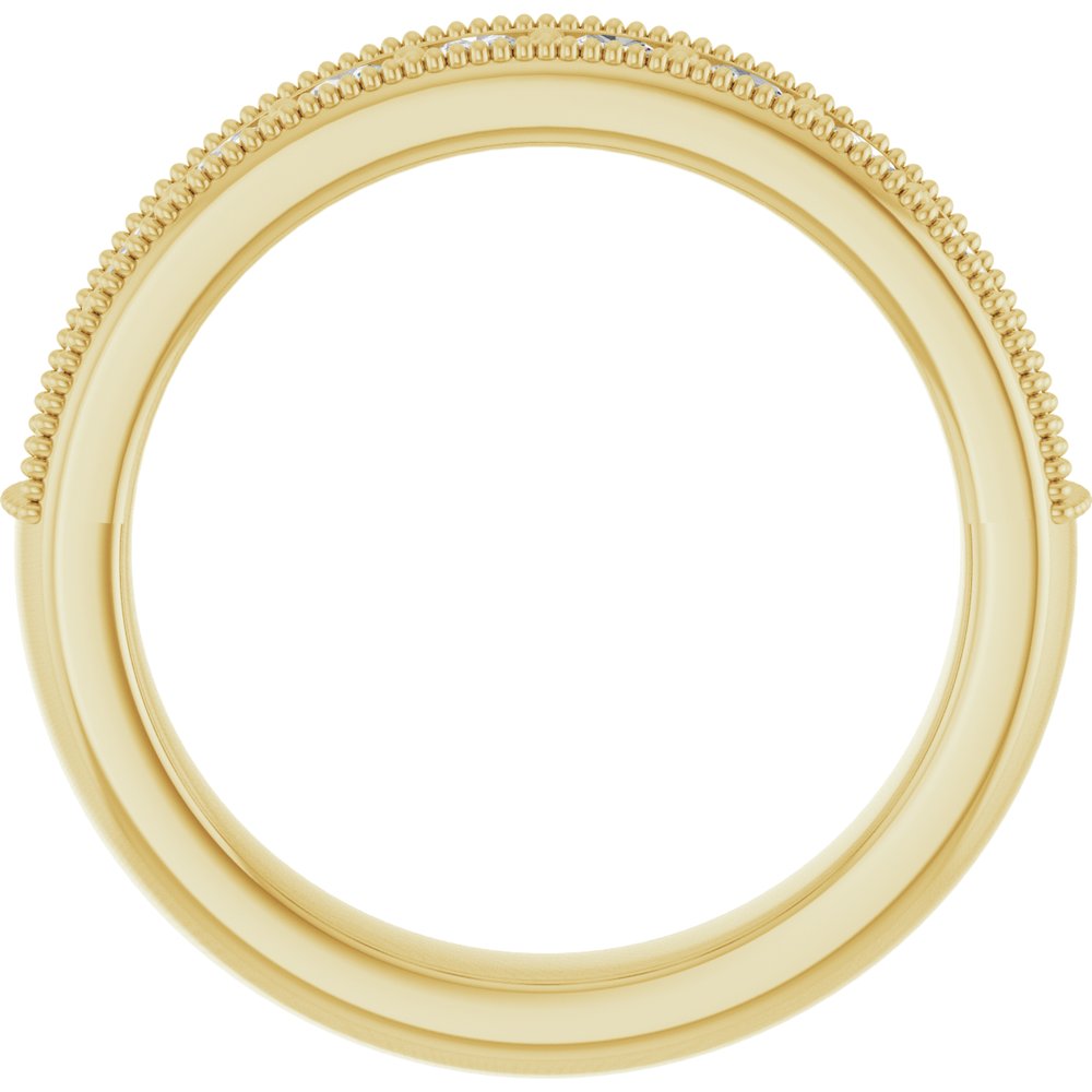 14K Yellow Gold 5/8 CTW Lab-Grown Diamond Anniversary Band