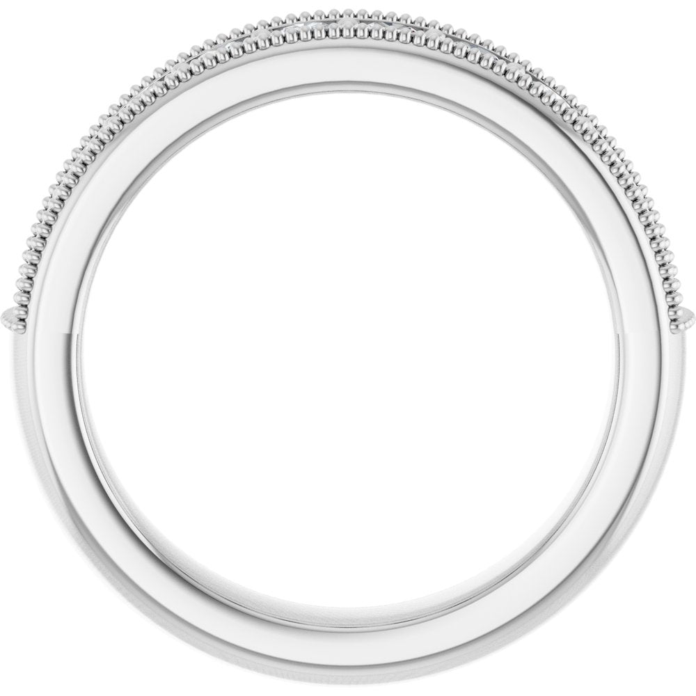 14K White Gold 5/8 CTW Lab-Grown Diamond Anniversary Band