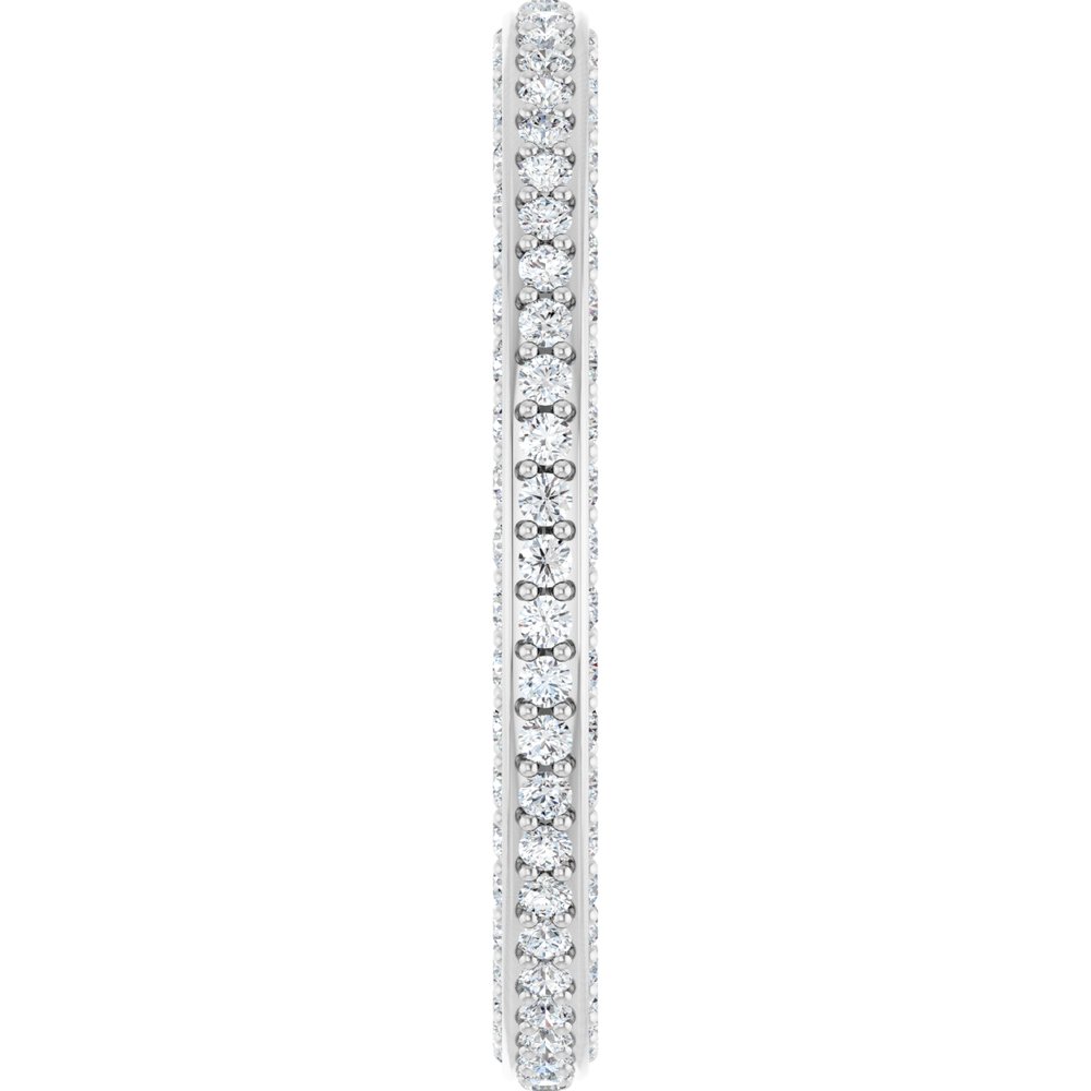 Platinum 3/4 CTW Natural Diamond Eternity Band Size 7