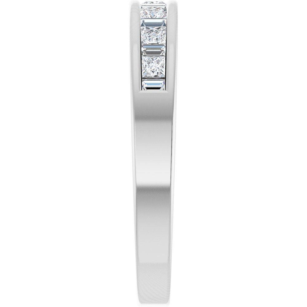 14K White 1/2 CTW Natural Diamond Anniversary Band