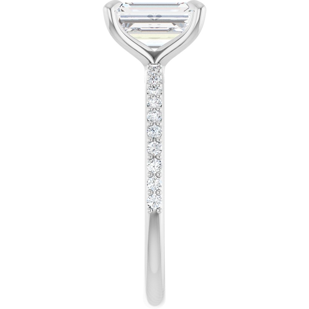 14K White Gold 1 9/10 CTW Lab-Grown Diamond Engagement Ring