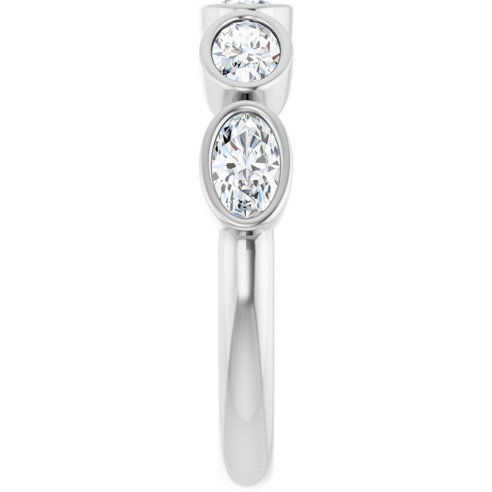 14K White Gold 1 1/4 CTW Natural Diamond Anniversary Band