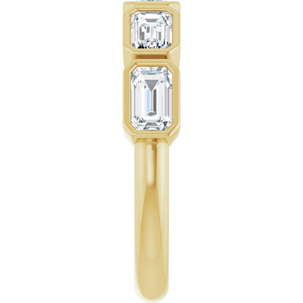 14K Yellow Gold 1 1/2 CTW Lab-Grown Diamond Anniversary Band