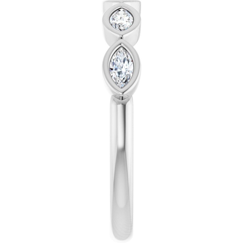 14K White Gold 1/3 CTW Lab-Grown Diamond Anniversary Band
