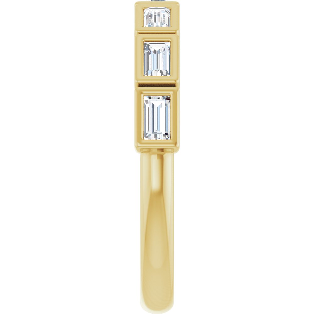 14K Yellow Gold 3/8 CTW Lab-Grown Diamond Anniversary Band