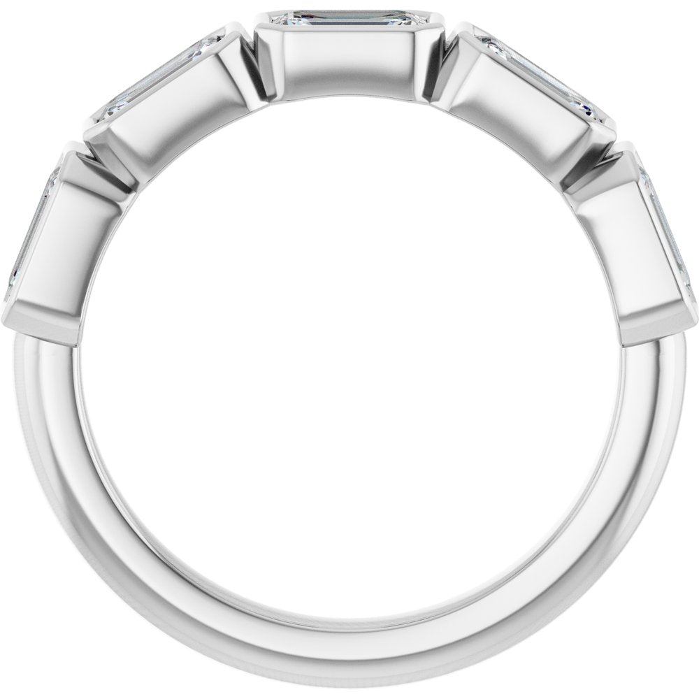 14K White Gold 1 1/2 CTW Lab-Grown Diamond Anniversary Band