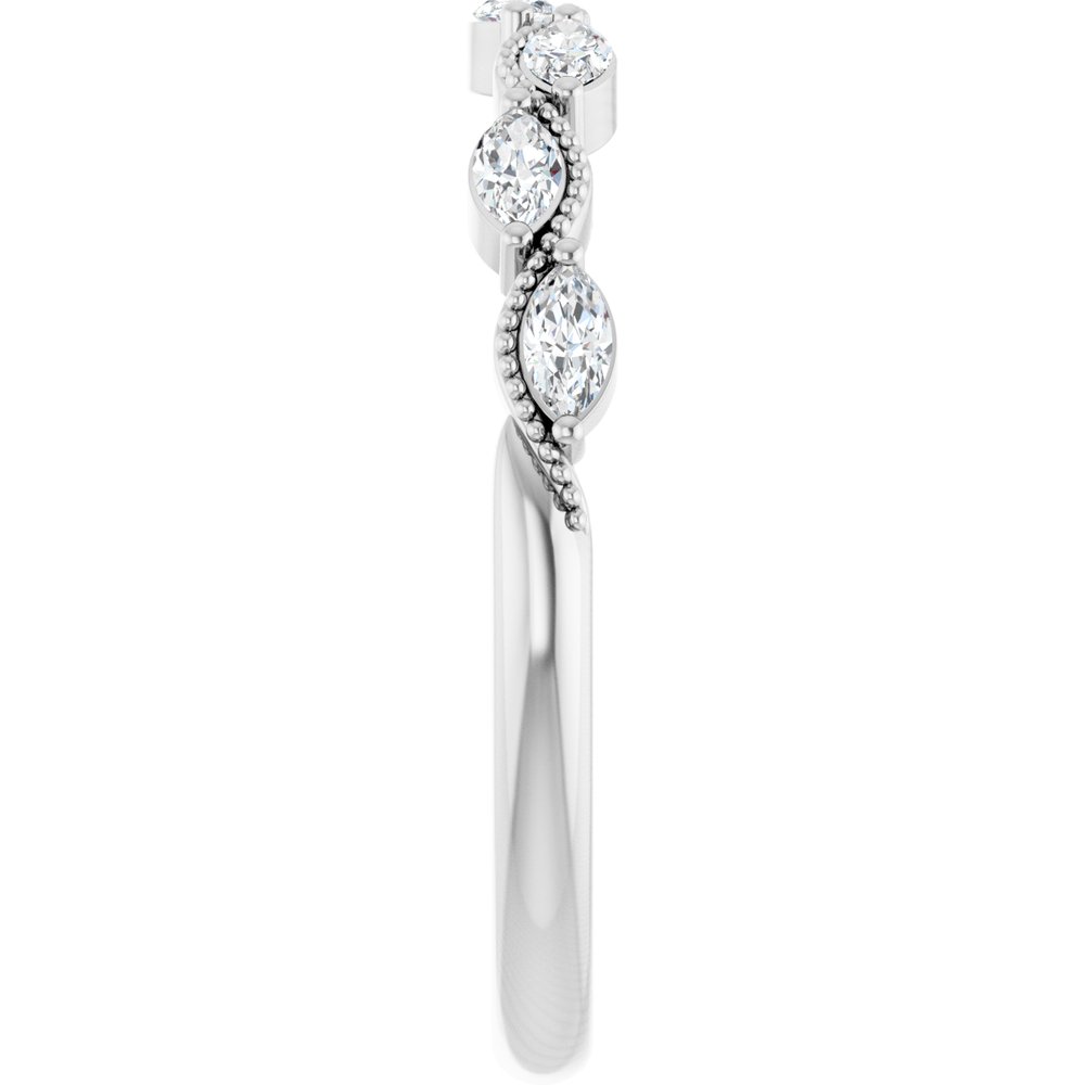 Platinum 1/3 CTW Natural Diamond Anniversary Band