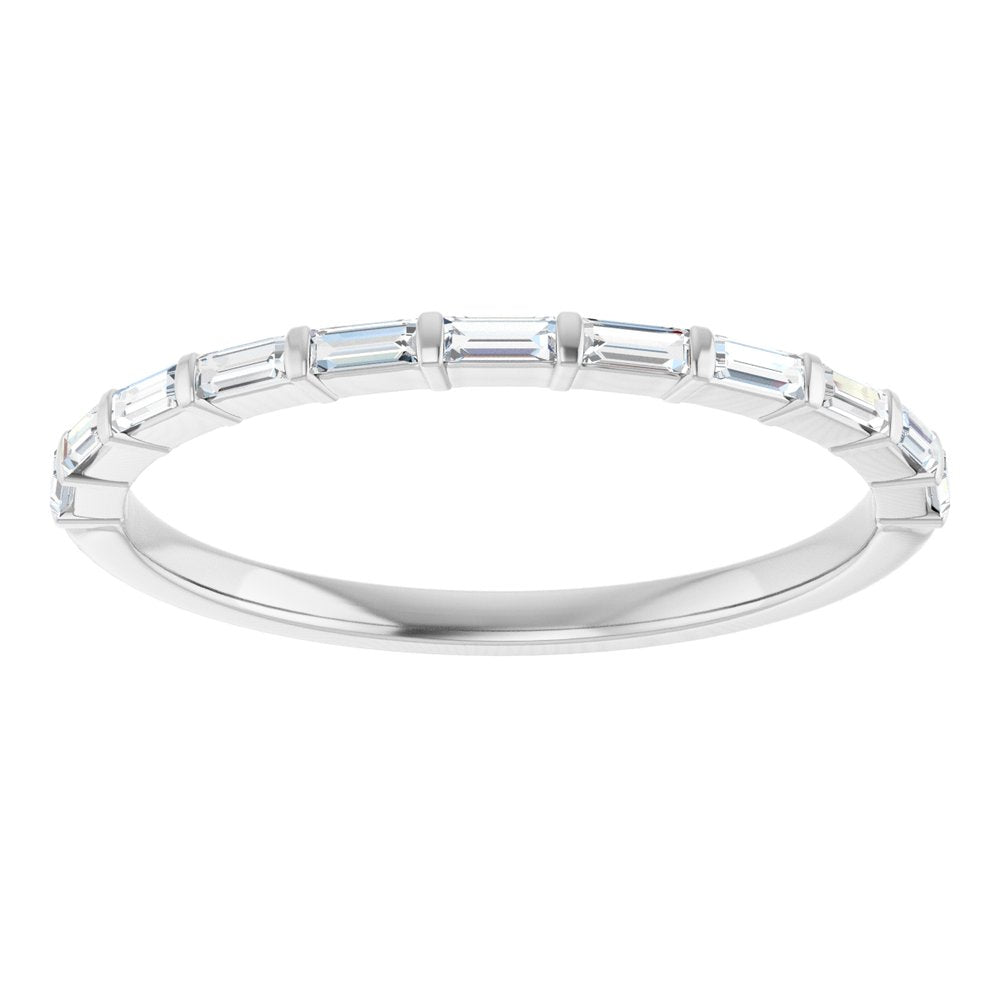 14K White Gold 1/5 CTW Lab-Grown Diamond Anniversary Band