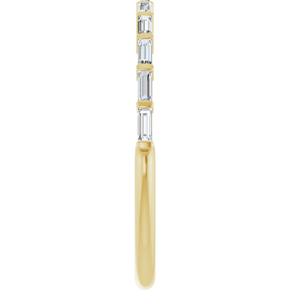 10K Yellow Gold 1/5 CTW Lab-Grown Diamond Anniversary Band