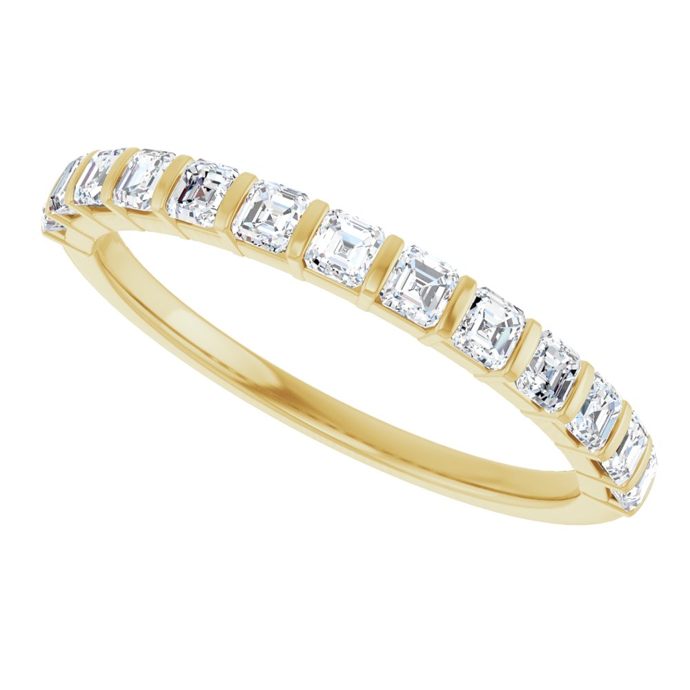 14K Yellow Gold 5/8 CTW Lab-Grown Diamond Anniversary Band