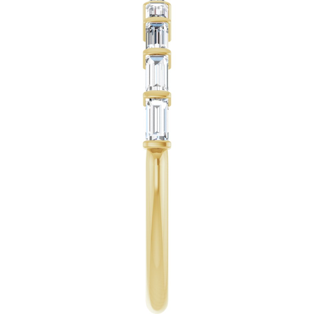 14K Yellow Gold 3/8 CTW Lab-Grown Diamond Anniversary Band