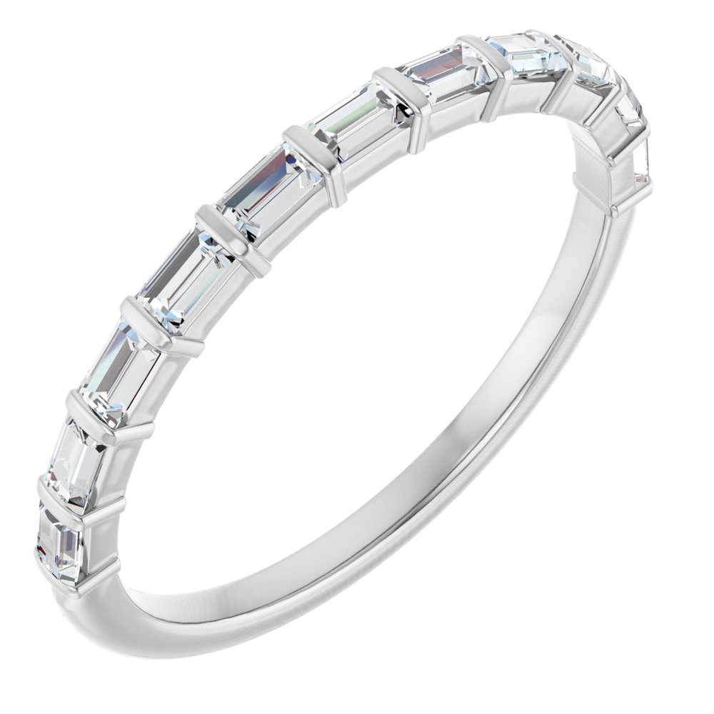 14K White Gold 1/3 CTW Lab-Grown Diamond Anniversary Band