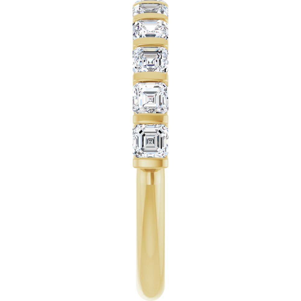 14K Yellow Gold 1 1/8 CTW Lab-Grown Diamond Anniversary Band