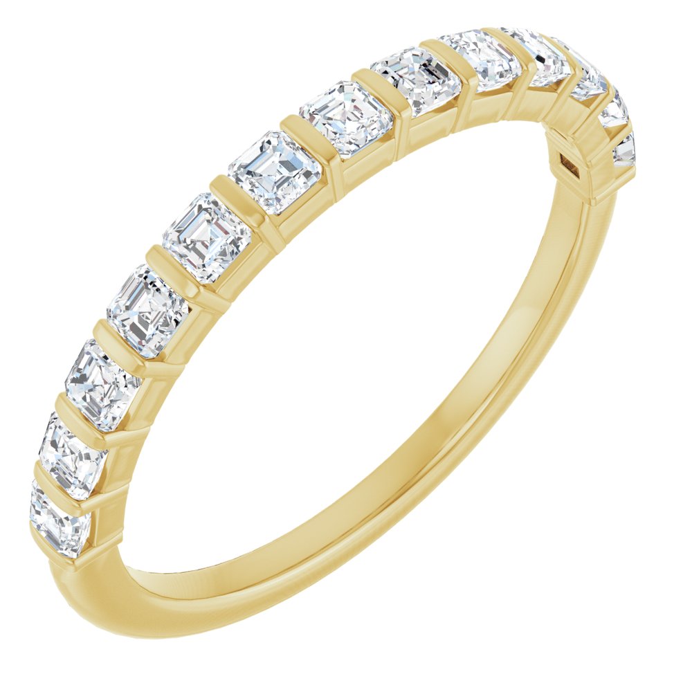 14K Yellow Gold 5/8 CTW Lab-Grown Diamond Anniversary Band