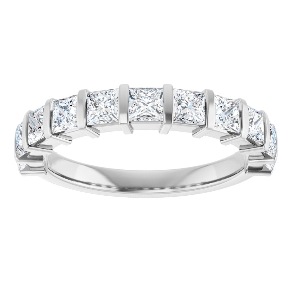 14K White Gold 1 1/2 CTW Lab-Grown Diamond Anniversary Band