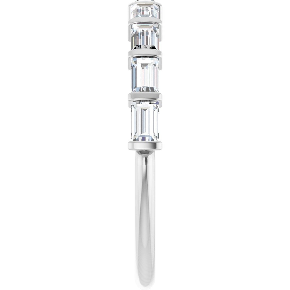 14K White Gold 3/4 CTW Lab-Grown Diamond Anniversary Band