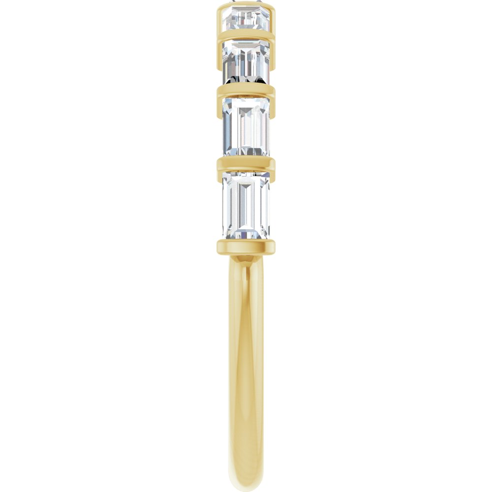 14K Yellow Gold 5/8 CTW Natural Diamond Anniversary Band