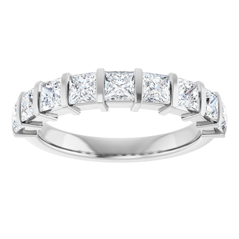 14K White Gold 1 1/3 CTW Lab-Grown Diamond Anniversary Band