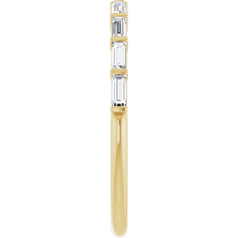 14K Yellow Gold 1/4 CTW Natural Diamond Anniversary Band
