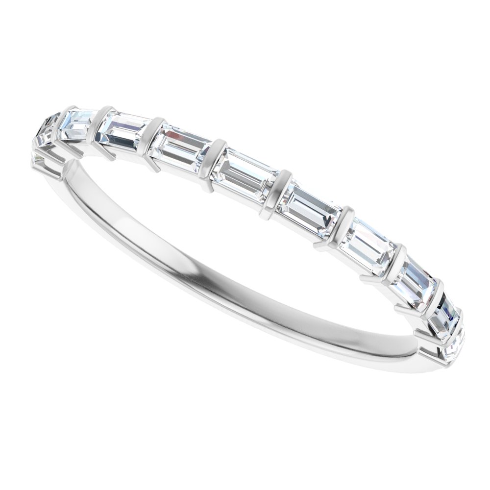 14K White Gold 1/3 CTW Lab-Grown Diamond Anniversary Band