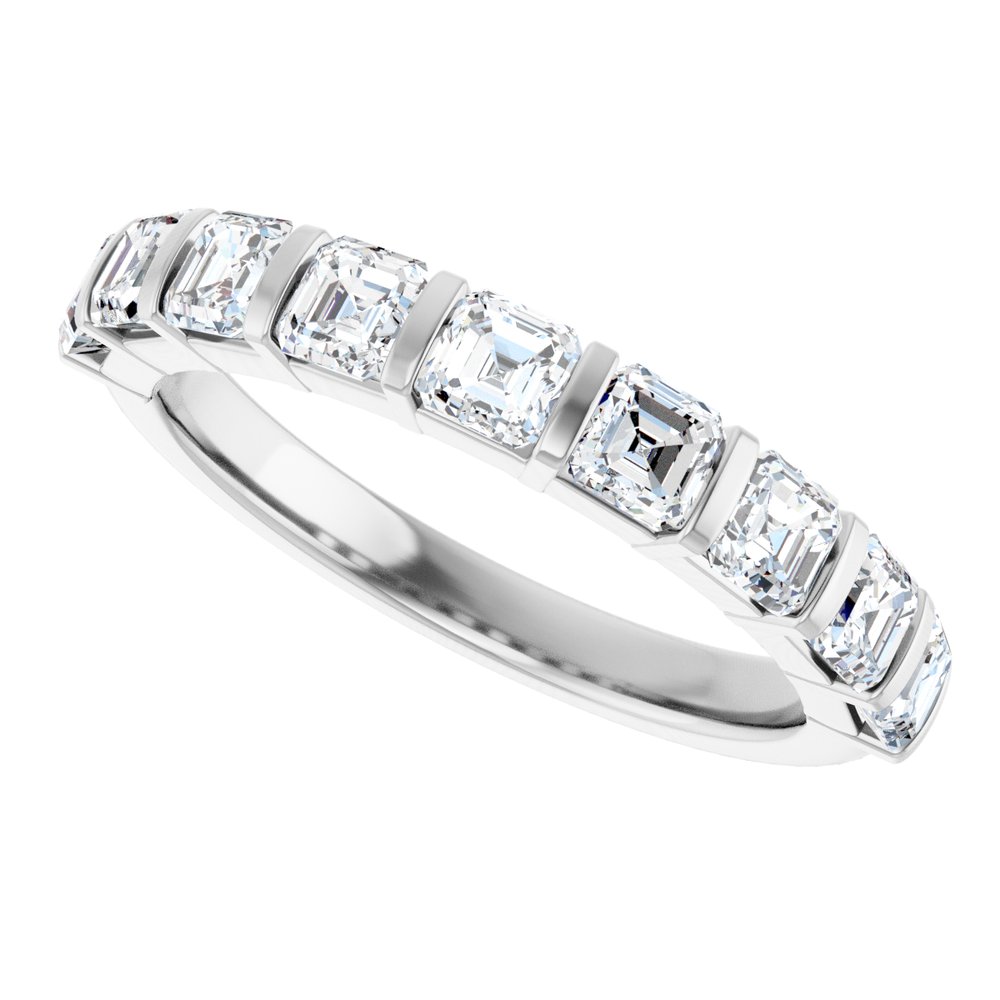 14K White Gold 1 1/3 CTW Lab-Grown Diamond Anniversary Band