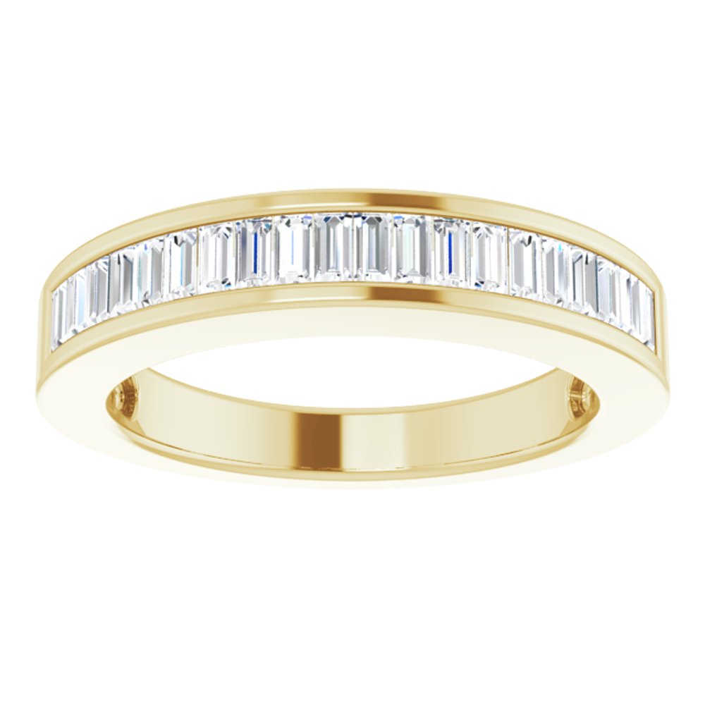 14K Yellow Gold 1/2 CTW Natural Diamond Anniversary Band