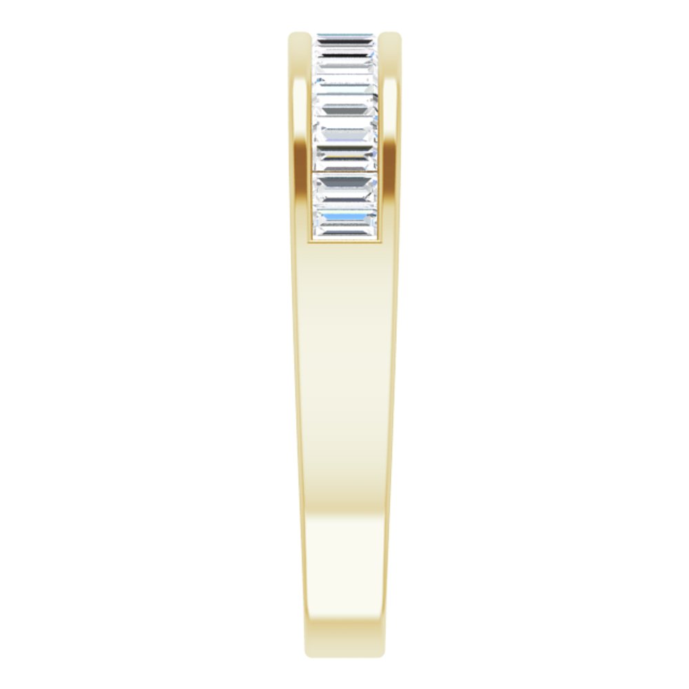 14K Yellow 1/2 CTW Natural Diamond Anniversary Band