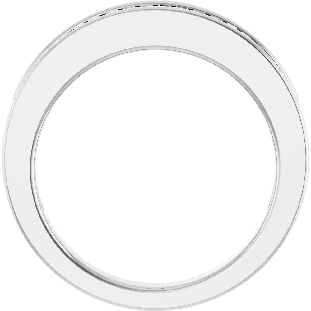 14K White Gold 1/2 CTW Natural Diamond Anniversary Band