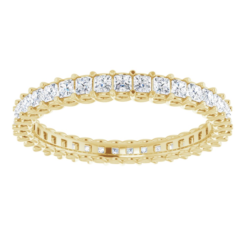 14K Yellow 7/8 CTW Natural Diamond Eternity Band