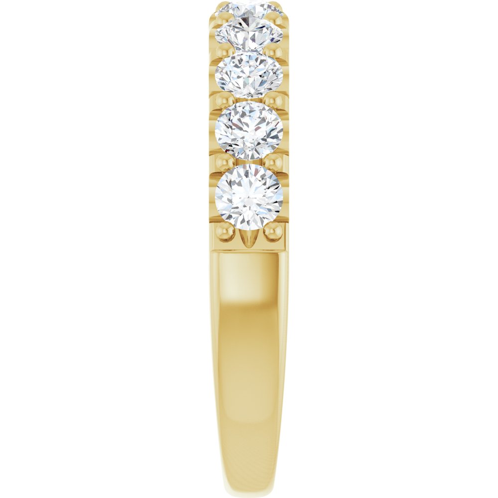 14K Yellow 9/10 CTW Natural Diamond Anniversary Band