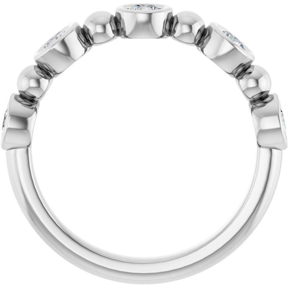 14K White Gold 1/2 CTW Lab-Grown Diamond Anniversary Band