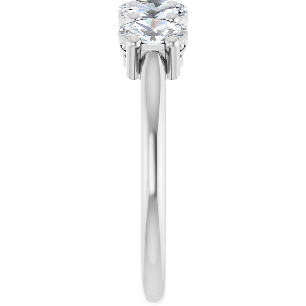 14K White Gold 9/10 CTW Lab-Grown Diamond Anniversary Band