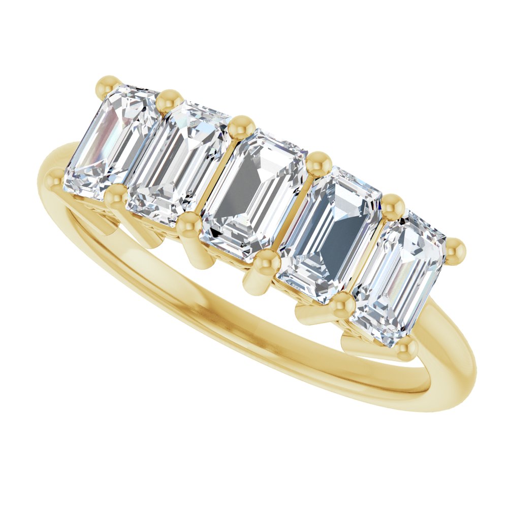 14K Yellow Gold 1 3/4 CTW Lab-Grown Diamond Anniversary Band