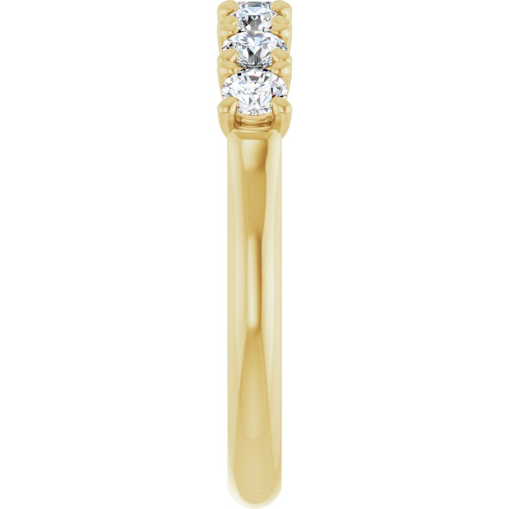 14K Yellow 3/4 CTW Natural Diamond Anniversary Band