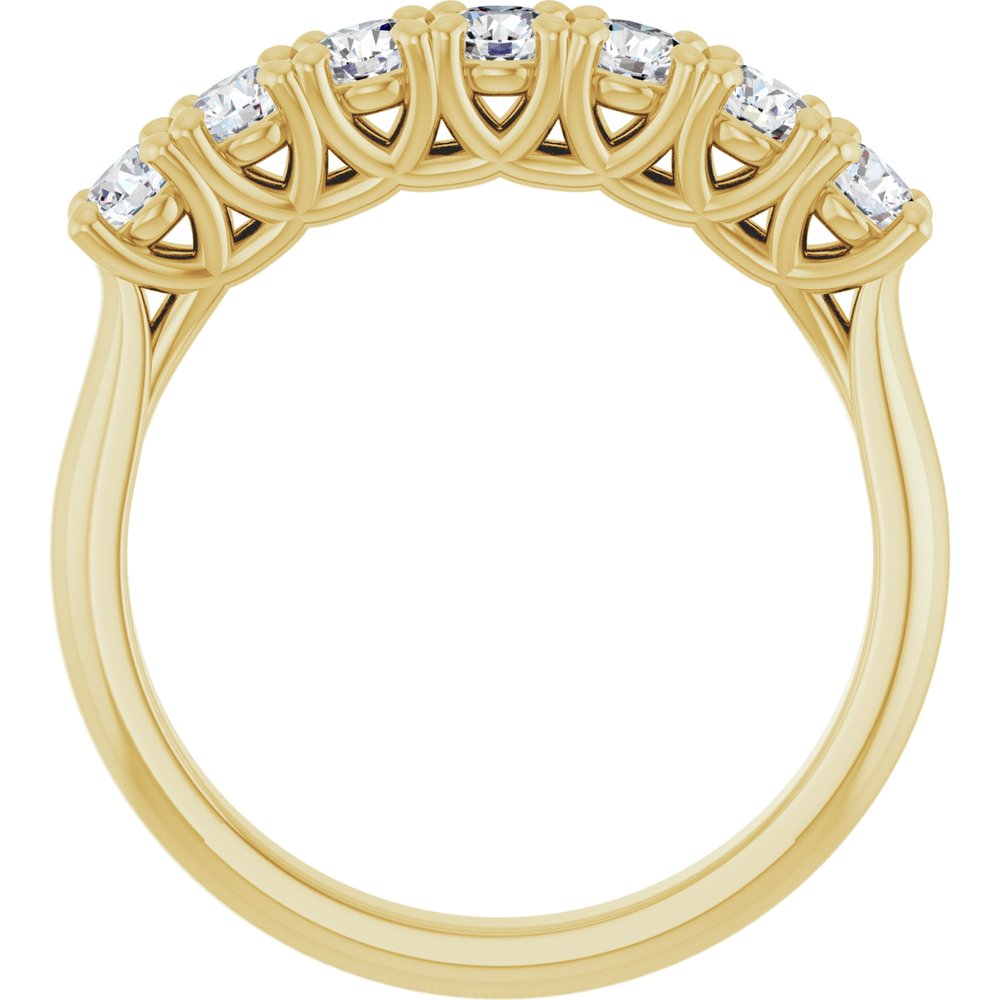 14K Yellow 3/4 CTW Natural Diamond Anniversary Band